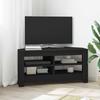 Corner TV Cabinet Black 102 x 40.5 x 45 cm Particleboard