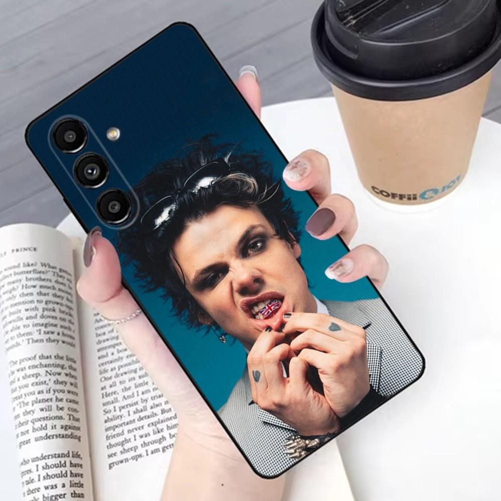 Singer Y-Yungblud YB Phone Case For Samsung S 25,24,21,22,23,30,20,Ultra,Plus,Fe,Lite,Note,10,9,5G Black Soft
