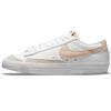 Blazer Low 77 Белые Бледно-Коралловые Женские Кроссовки Черный Ротанг DC4769-106