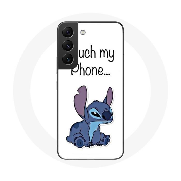 Coque pour Samsung Galaxy S21 FE Lilo et Stitch mignon Fond blanc