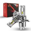 JICPLLX H4 Светодиодные Фары для Автомобиля, Прошедшие Техосмотр, OEM Галогенные, Супер Легкая Установка, CSP, С Вращающимся Охлаждением, Мгновенный Свет, 40 000 Лм,