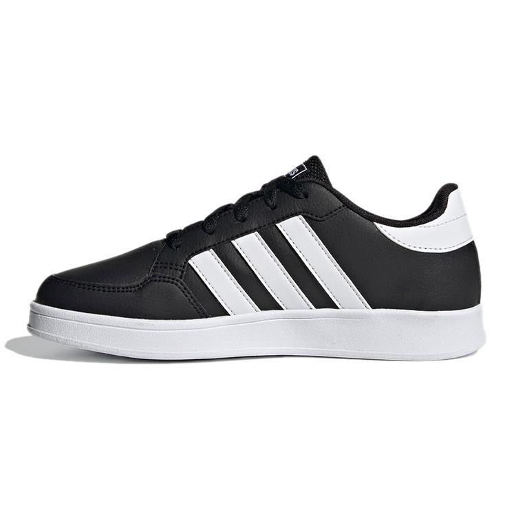 adidas Neo Breaknet Устойчивые к истиранию Низкие кеды для скейтбординга Черно-белые Детские FY9507