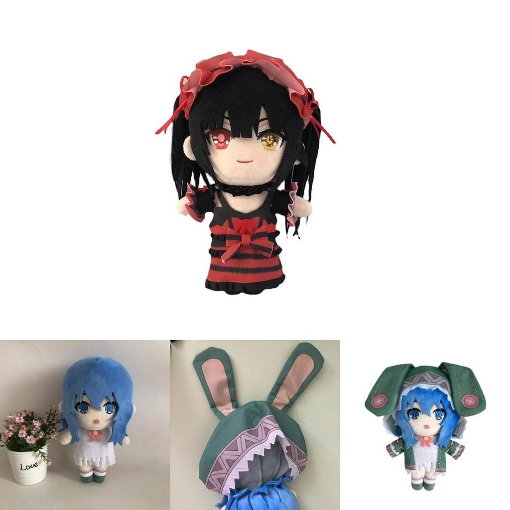 Cute Cartoon Style Kurumi Tokisaki And Fourteenth Plush Toy Doll Crystal Ultra Soft Stuffed Toy