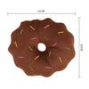 Round Shape Dog Chew Ring Plush Surface Puppy Play Toy Squeaky Pet Toy  Daily Pet Entertainment