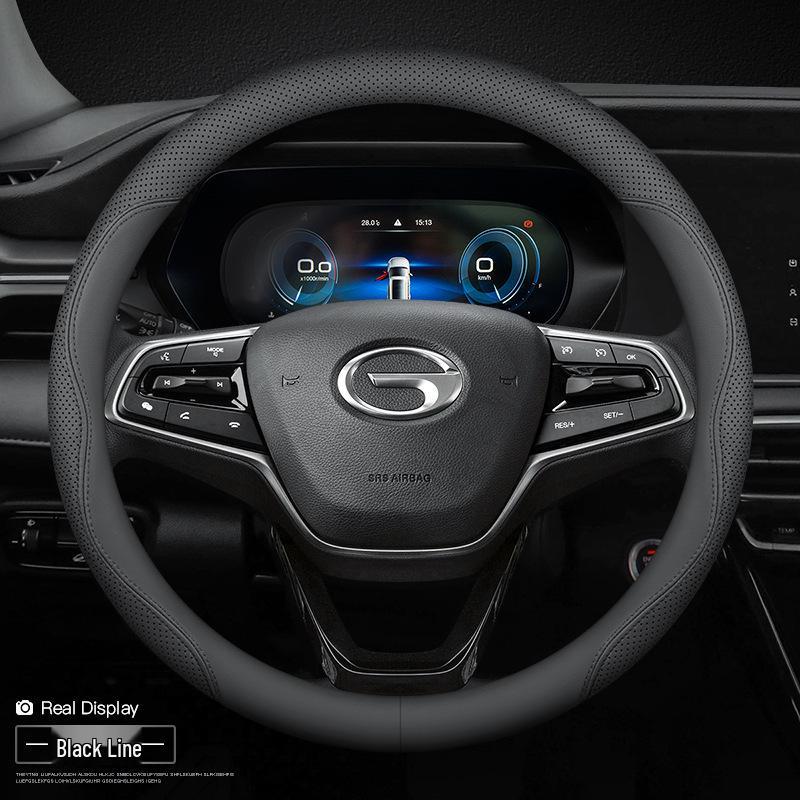 Trumpchi GS8/GS4/M8/M6/GS5 Empow GS3 GA4 AION V/S Mei 580Y Genuine Leather Steering Wheel Cover