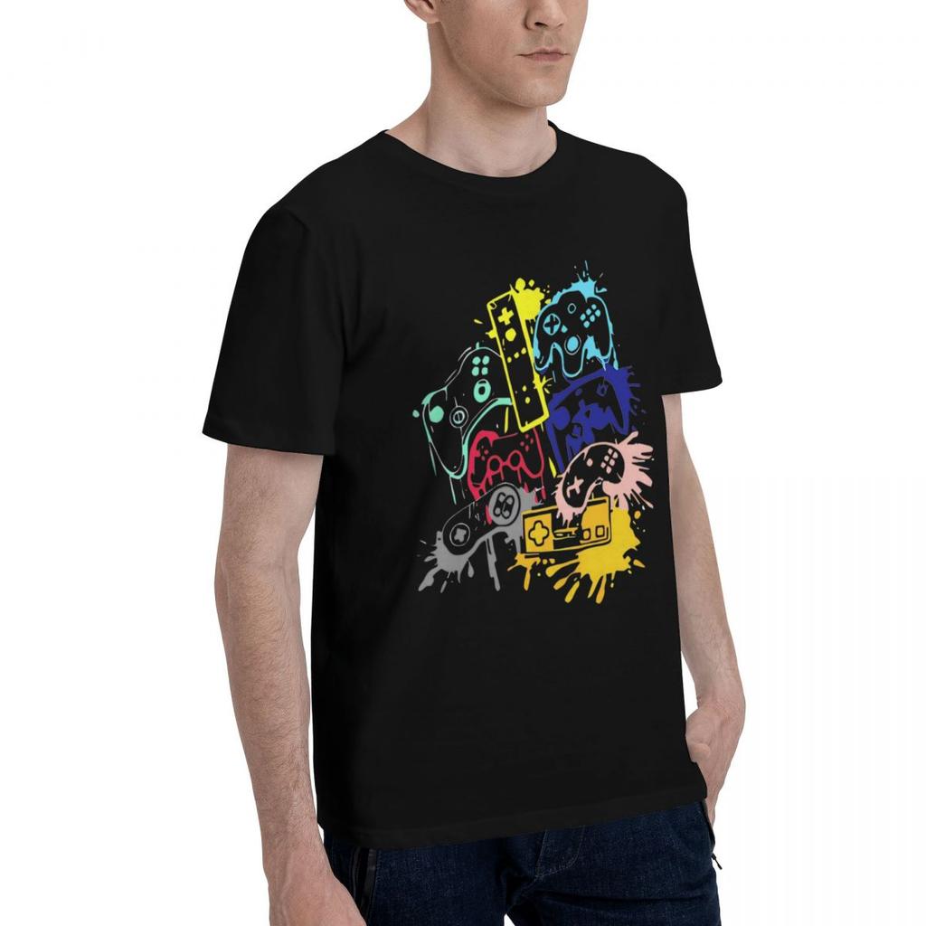 With Vibrant Retro Gaming 100 Cotton Casual Breathable Confortable Man Funny Ugus TShirts Mens Gifts
