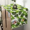 Nordic Microwave Dust Cover Tropical Plant Floral Green Leaf Oven Dust Cover Multi-functional Dustproof