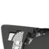 BMW 5 E60 / E61 03-10 mirror insert HEATED BLUE left