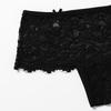 European and American lace splicing T-panties, female sexy simple bow hip lift hollow sex pants invisible panties