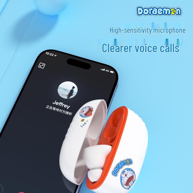 Doraemon Half-in-ear Bluetooth Earbuds