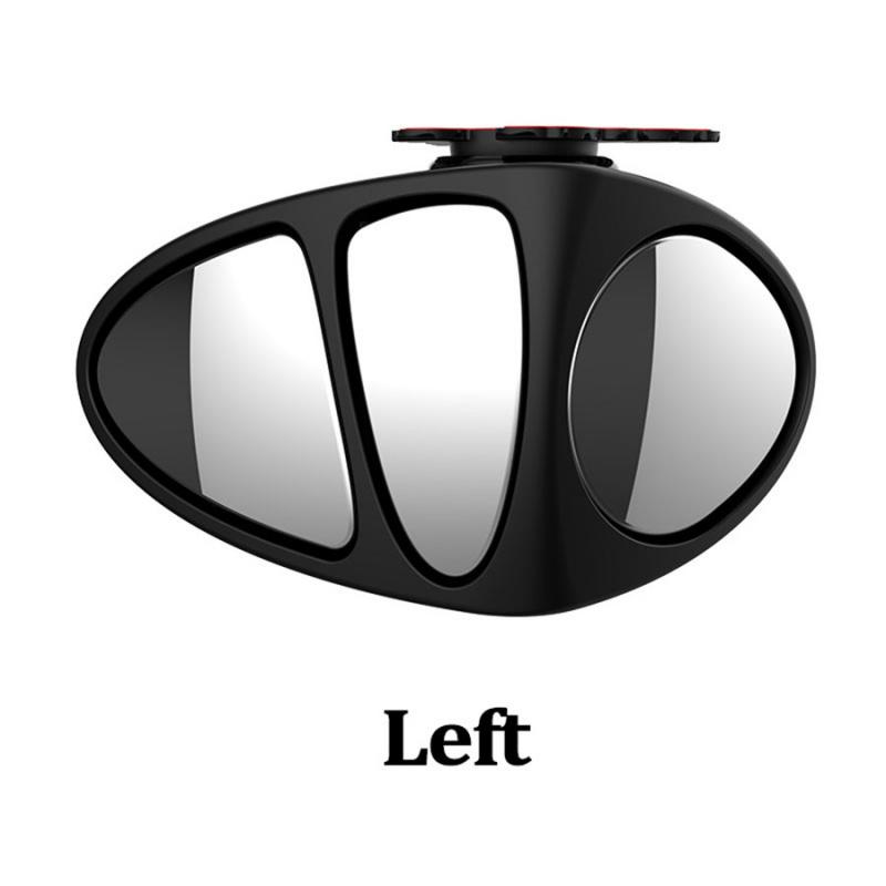 Новое 2X Универсальное автомобильное зеркало мертвой зоны Широкое тройное зеркало Регулируемое зеркало заднего вида