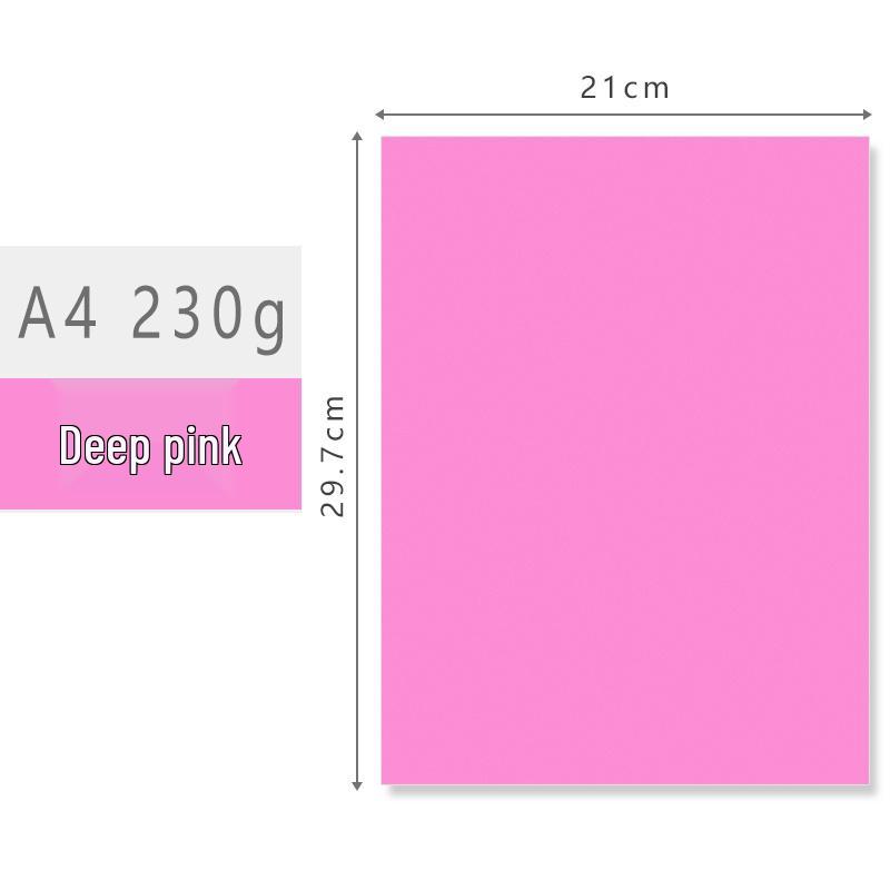 Плотный цветной картон А4 230 г для детских поделок и поздравительных открыток