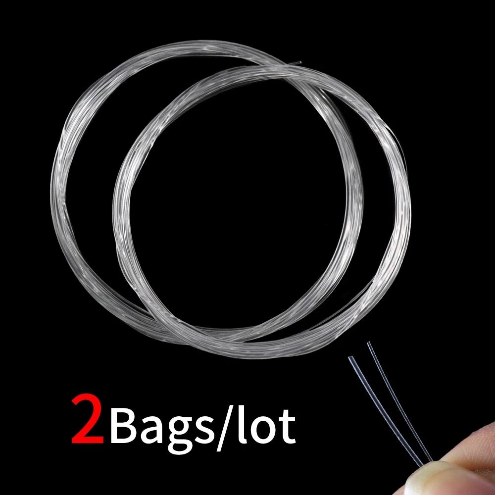 Bimoo, 2 сумки, 9 футов, 12 фунтов, 15 фунтов, 20 фунтов, конические поводки для ловли нахлыстом, палочки большого размера, нейлоновая монофильная леска для ловли нахлыстом, леска