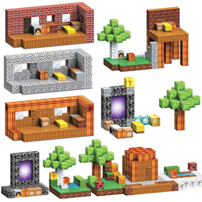 Source Factory Mc My Magnetic World Magnetic Block Game Merchandise Diy Magnetic Building Block Toys Christmas