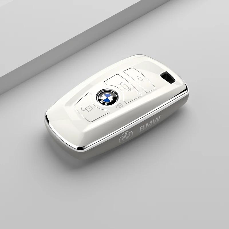 4 Buttons for BMW F30 F20 F10 F18 F22 F01 X3 X4 F06 F02 M3 M5 Car Key Cover Case Shell Auto Styling Accessories BM5