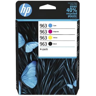 HP 963 Набор из 4 оригинальных черных, голубых, желтых и пурпурных картриджей (6ZC70AE) для серии HP OfficeJet Pro 9010/9020