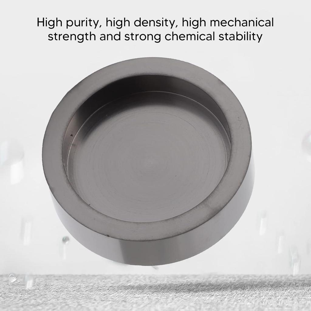 Casting Ingot, Round Shape Refining Gold Silver Graphite Ingot Casting Ingot Crucible for Melting Casting Refining Scrap Gold Silver Jewelry Metal