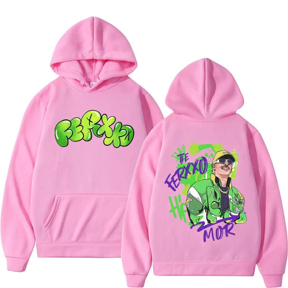 2025 Autumn Hip-Hop Collaborative Tee - Feid Ferxxo Hoodie for Men and Women - Printed Style - Fashion Retro Trend
