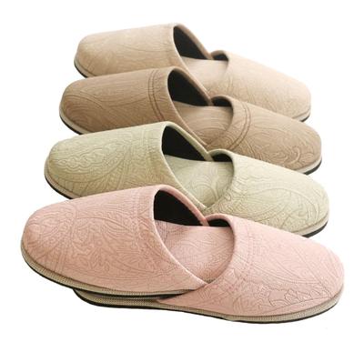 Набор из 4 гостевых тапочек-шлепанцев Guest Paisley Felt Outer 27см, Дизайн, Подошва, Круглогодичное использование, 7a33-4, Размеры