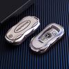PZQ2   Leather Car Key Case Cover Fob Protector for Mercedes Benz GLC300L E30 W207 A C E S G GLS Class W177 W205 W213 W222 G63 X167 AMG