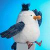 Забавная Милая Чирпинг Чайка Мягкая Мягкая Игрушка Плюшевая Игрушка Подарок на День Рождения Звезды Пляжа для Детей Домашний Декор Сувениры из Путешествия