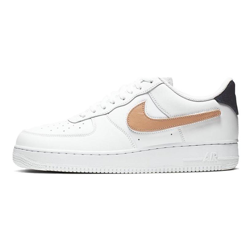 Nike Кроссовки Air Force 1 Low Removable Swoosh Pack Белые Коричневые CT2253-100