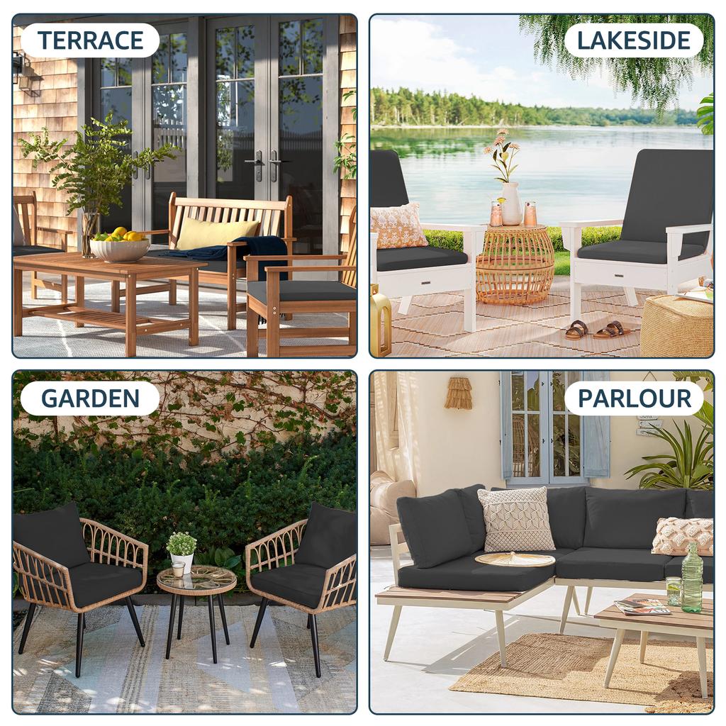 4 шт. Водонепроницаемый чехол на подушку сиденья дивана Эластичный Однотонный Угловой Чехол на сиденье дивана Домашние животные Дети Патио Уличная Наволочка на подушку Чехол на сиденье