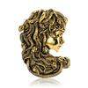 Vintage Creative Medusa Brooch, Personalized Clothing Pin Accessories Corsage