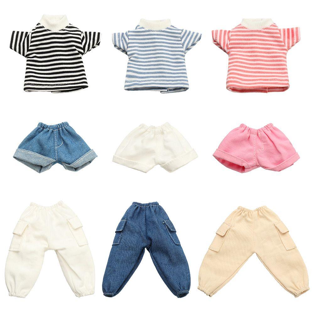 1/6 BJD Dolls Casual Wears T-shirt Doll Pants Shorts Doll Clothes Accessories Doll Jeans Trousers