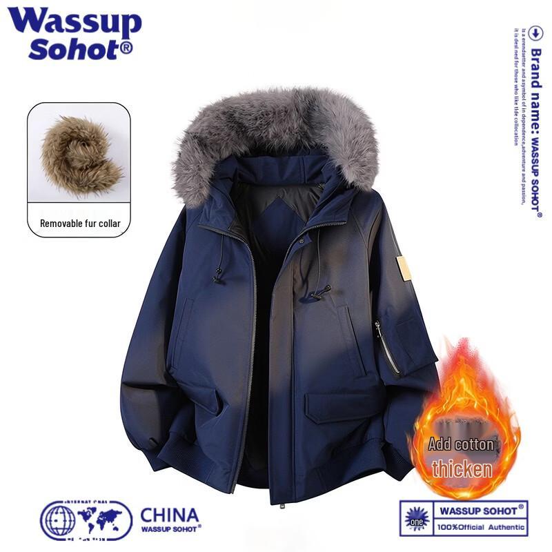 Парка Sohot для мужчин с меховым воротником