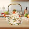 Enamel Tea Kettle Coffee Pot Heat Resistant Multiuse Thickened Teapot Water for Party Home