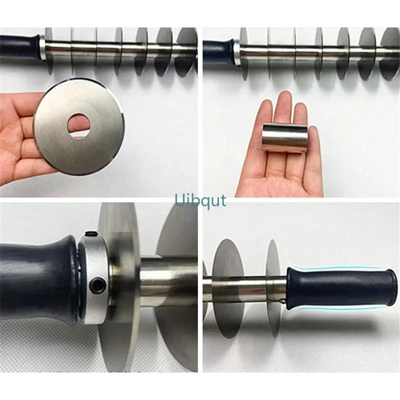 Резак для теста многоколесный ролик из нержавеющей стали нож для резки инструмент для жарки жареных пончиков кухонные инструменты