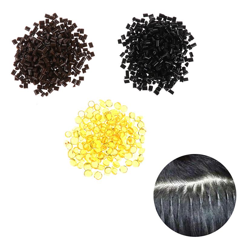 100 г кератиновый клей в виде гранул, сильная фиксация, термоплавкий, нескользящий, липкий клей для волос