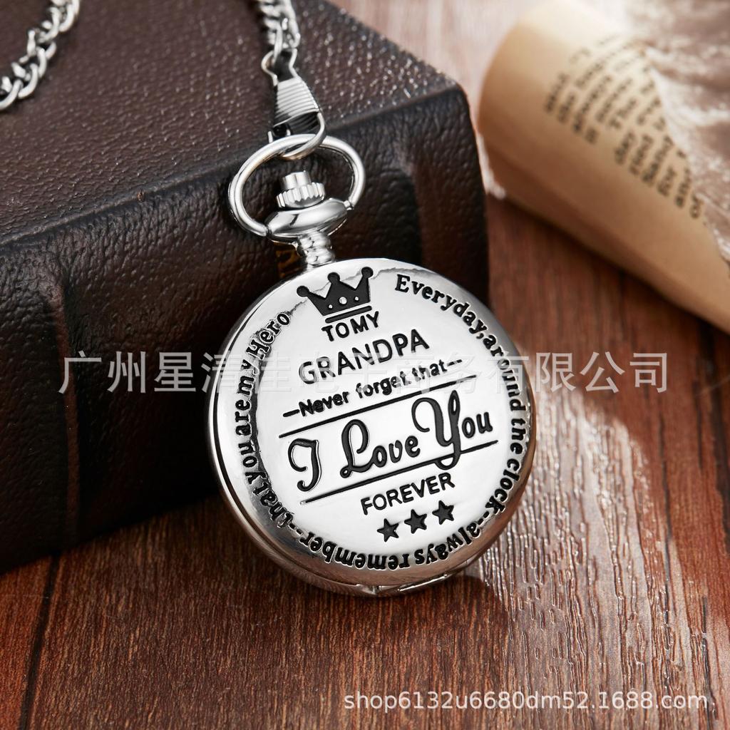 Стимпанк Полный Хантер Золотой/Серебряный/Черный Кварцевый Аналоговый Сплав Моей Дочери Карманные часы/Моему СЫНУ Карманные часы Подвеска Цепочка Часы с Римскими цифрами