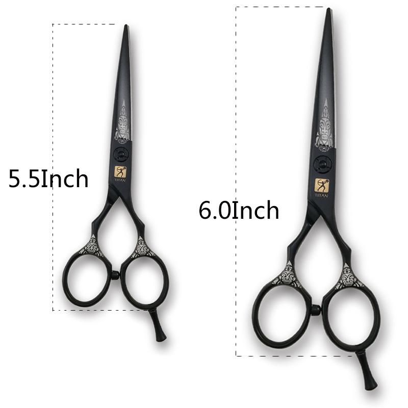 Парикмахерские ножницы TITAN, профессиональный парикмахерский инструмент, стрижка, филировочные ножницы, Япония, нержавеющая сталь 440c