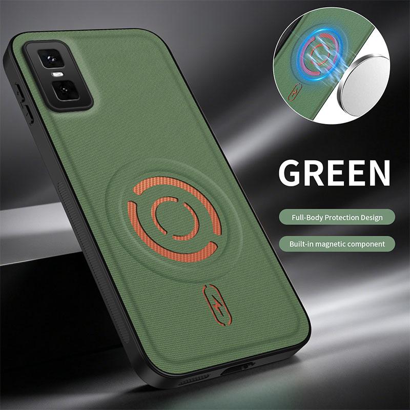 Бизнес-чехол с защитой от ударов и магнитом для Infinix GT30pro 5G, задняя крышка для беспроводной зарядки