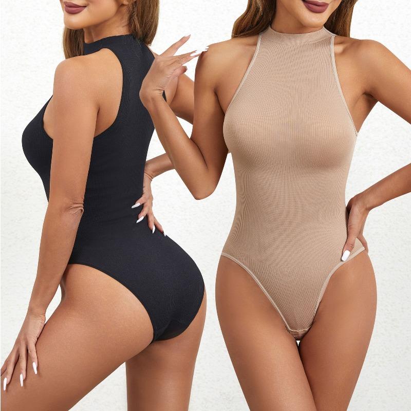Новомодный, приятный для кожи, корректирующий фигуру shapewear: Боди с пуговицами, без бретелей, с эффектом утяжки живота