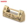 Vintage Antique Lock Zinc Alloy Chinese Locks Retro Jewelry Wooden Box Padlock Suitcase