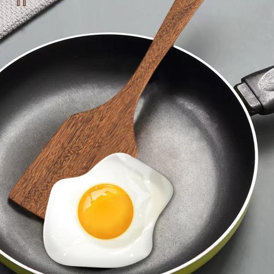 1/2 шт. Деревянные квадратные и диагональные лопатки для приготовления и помешивания, термостойкие кухонные инструменты для смешивания, гриля, подвесного хранения