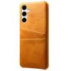 Чехол для Samsung Galaxy S25+ с двойными слотами для карт, из ПУ кожи + жесткий ПК, чехол для телефона
