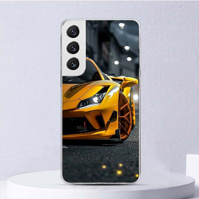Крутой Мужской Мужчины Спортивные Машины Мягкий Чехол Для Samsung Galaxy S25 S24 S23 S22 Ultra Чехол Для Телефона S21 S20 FE S10 Plus S10E S25U Funda Coq