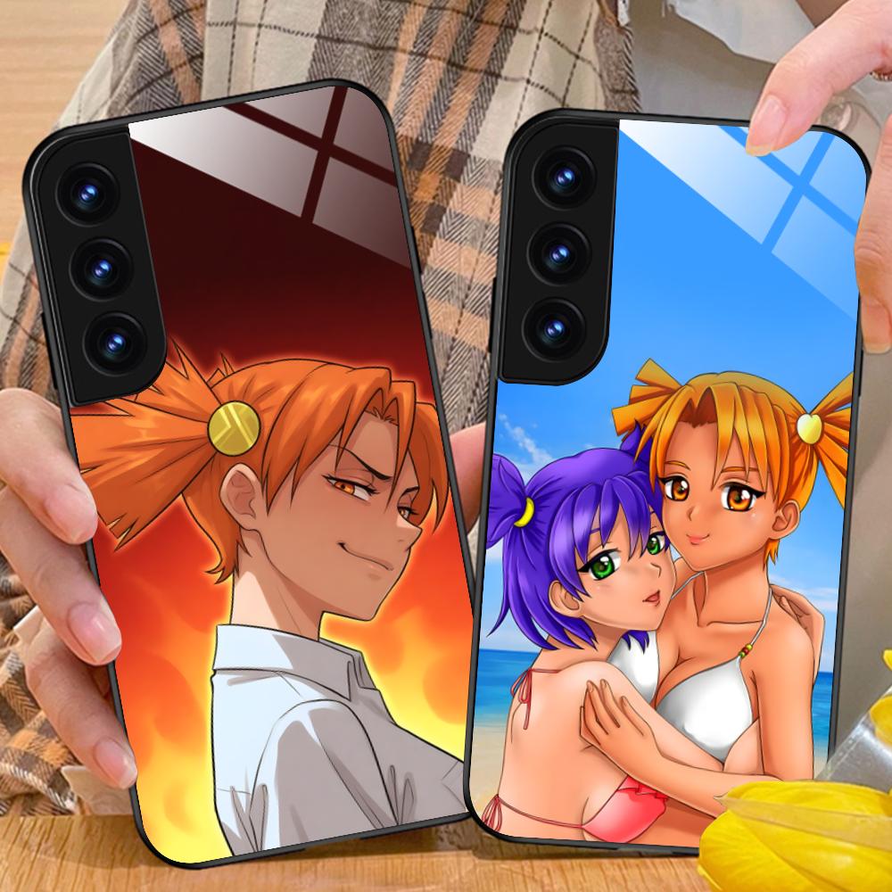 Вечное Лето Алиса Стеклянный Чехол для Мобильного Телефона для Samsung Galaxy S26 S25 S24 S23 S22 S21 S20 Note20 Plus FE Ultra Чехол