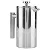 French Press Double-Walled Stainless Steel Coffee Maker, Coffee/Tea Maker Pot for Home, Office, or Coffee House (800ML)