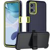 MOTO G Power 5G (2024) Чехол для телефона «Три в одном» с задним зажимом и защитой по всему краю
