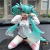 Новейшая милая фигурка Hatsune Miku для рабочего стола, 11 см, версия в кошачьей рубашке. Аниме Фигурка Милые и Очаровательные Девушки Модель Игрушка Подарок на День Рождения