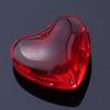 Love Heart Shaped Pendant Crystal Glass Peach Heart Loose Beads Charm for DIY Jewelry Necklace Earrings Making