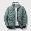 Men's Cross-Border Autumn/Winter Korean Style Light Down Cotton Jacket, Short Stand Collar Trend.