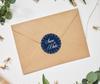 Darling Souvenir DIY Round 45 шт. Черный горошек Save The Date Wedding Stickers-1.6