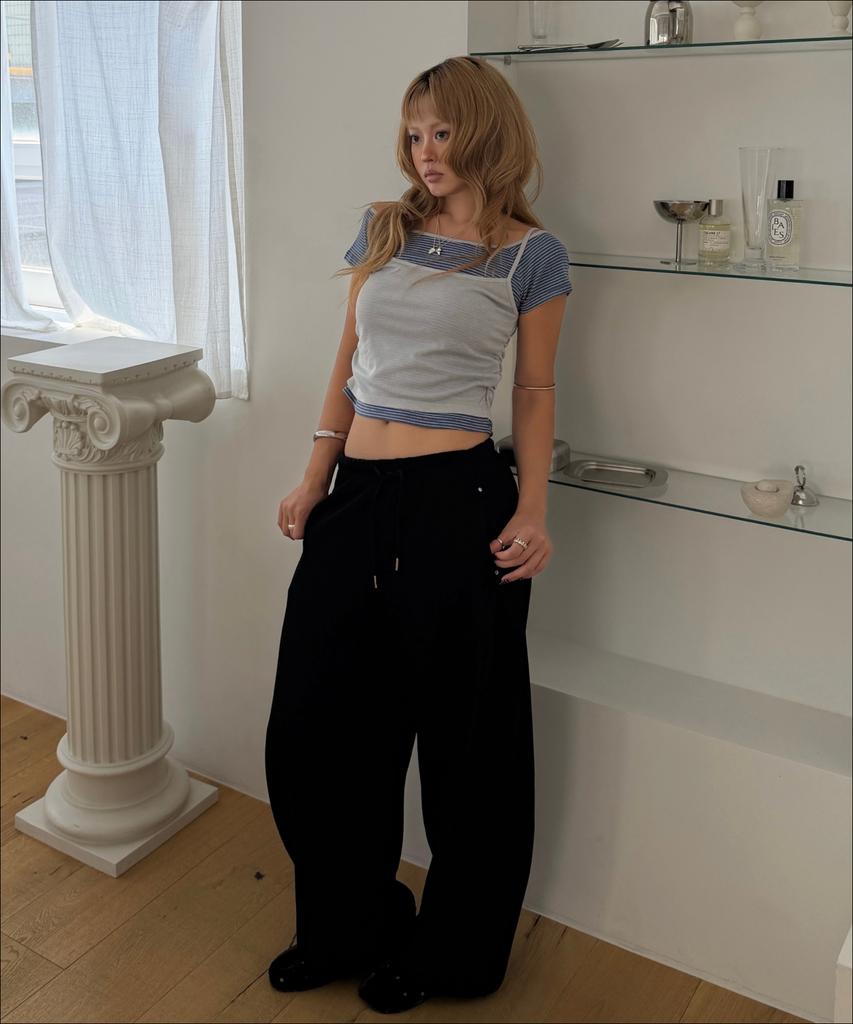 MIXXO Брюки с эластичной талией изогнутого кроя_Miwtmg36Ss Miwtmg50Qb Miwtmg80Qc (Тип B)