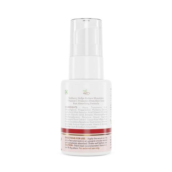 Mamaearth Сыворотка для лица Bye Bye Blemishes с шелковицей и витамином С для пигментации и темных пятен | Осветляет и выравнивает тон кожи